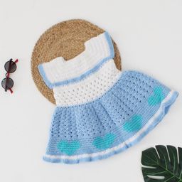 Woonie Girls Self Design Acrylic Dress-image-82