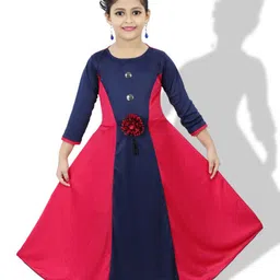 BAESD Girls Satin Maxi Dress-picture-17