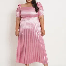 U&F Women Plus Size Midi Dress-image-38