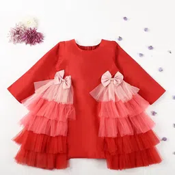 A Little Fable Pink Net Dress-image-55