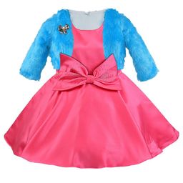 Wish Karo Pink Satin Fit & Flare Dress With Jacket-23