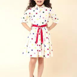 A T U N Cream-Coloured Dress-image-94