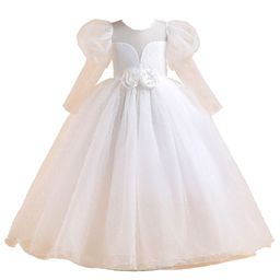 StyleCast Girls White Self Design A Line Maxi Dress-38