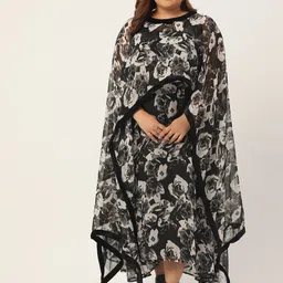 theRebelinme Women Plus Size Floral Printed Georgette Maxi Dress-picture-14
