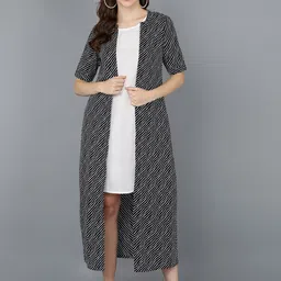 ZNX Clothing women Black A-Line Dress-image-89