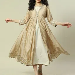 Rangriti Round Neck A-Line Midi Dress-picture-12