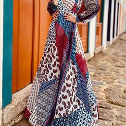 StyleCast Ethnic Motifs Printed Maxi Dress-image-45