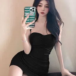 StyleCast x Revolte Sweetheart Neck Bodycon Mini Dress-image-75