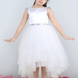 Toy Balloon kids Girls Net Fit & Flare Midi Dress-picture-34
