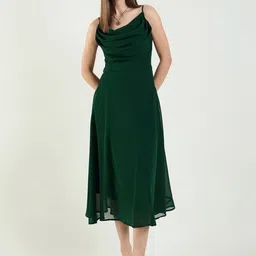 aayu Women Georgette Fit & Flare Midi Dress-image-54