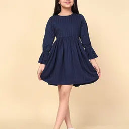 BAESD Crepe Fit & Flare Dress-picture-57