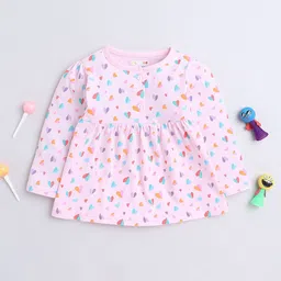 BUMZEE Print Fit & Flare Dress-57