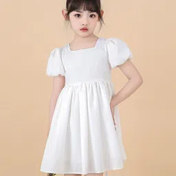 LULU & SKY Puff Sleeve Fit & Flare Dress-picture-31