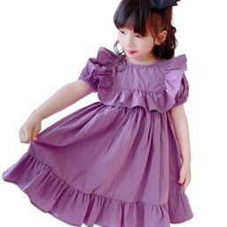 StyleCast x Revolte Girls  Flutter Sleeve Layered Fit & Flare Dress-image-37