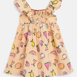 Chicco Girls Graphic Printed Cotton Empire Dress-image-16