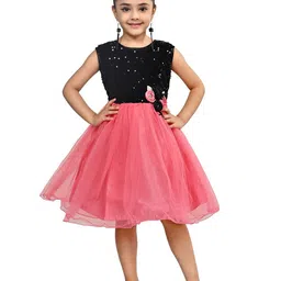 BAESD Girls Embellished Net Fit & Flare Dress-image-64