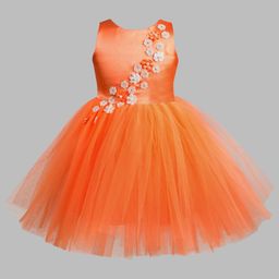 Toy Balloon kids Girls Net Fit & Flare Dress-image-98