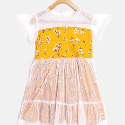Bella Moda Girls Floral Print Fit & Flare Dress-32