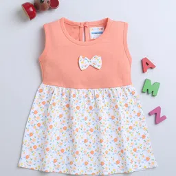 BUMZEE Cotton Print Fit & Flare Dress-image-73