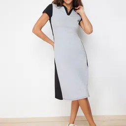 Trendyol Sheath Midi Dress-image-61