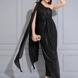 Tokyo Talkies Embellished Slit Sleeve Maxi Dress-image-6