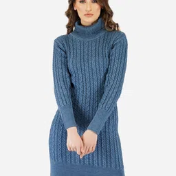 JoE Hazel Women Blue Striped Jumper Dress-23