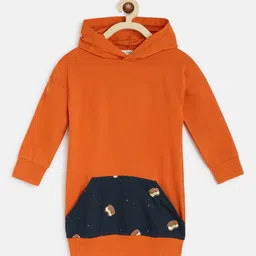 am ma Orange Jumper Dress-picture-31
