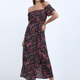 Tokyo Talkies Women Brown Maxi Dress-image-66
