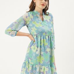 DressBerry Floral Georgette Dress-image-55
