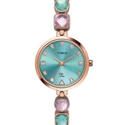 Timex Women Brass Dial & Stainless Steel Bracelet Style Straps Analogue Watch TWEL17300-image-22
