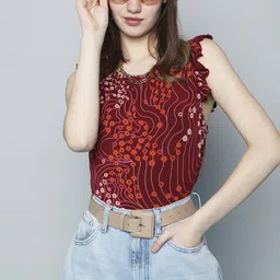 Vero Moda Floral Printed Sleeveless Top-picture-12