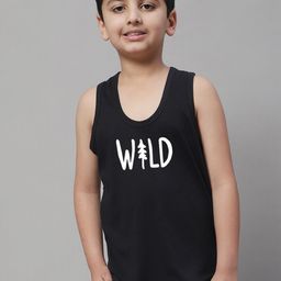 Friskers Boys Typography Printed Pure Cotton Vests-image-86