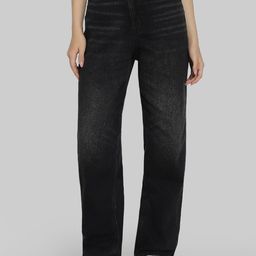 AMERICAN EAGLE OUTFITTERS Women High-Rise Super Straight Fit Light Fade Jeans-picture-30