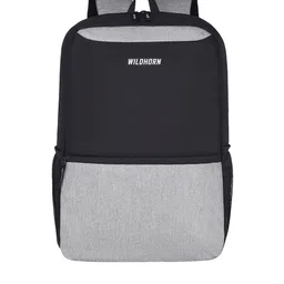 WildHorn Up To 16 Inch Colourblocked Ergonomic Backpack with Compression Straps-44