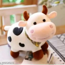 White Milky Cow Plush Toy Stuffed Animal Birthday Gifts for Kids/Girls - 28 cm - 28 cm-image-43