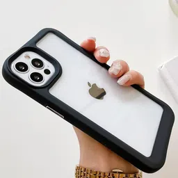 Luxury Kase Acrylic Transparent Shock Proof Armor iPhone 15 Pro Max Back Case-image-71