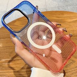 Luxury Kase LK080 Fashion Gradient iPhone 15 Pro Max Back Case-image-73