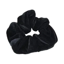 Accessorize London Women Black Oversized Velvet Hair Scrunchie-46