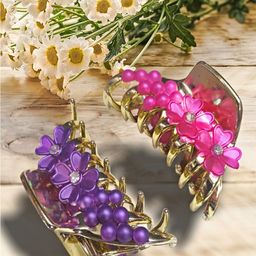 Proplady Set of 2 Embellished Claw Clip-54