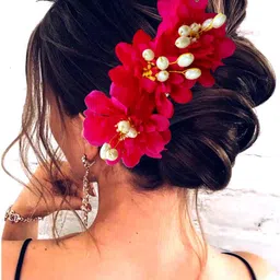 Hair Flare Women Flower Embellished Comb Pin-image-98