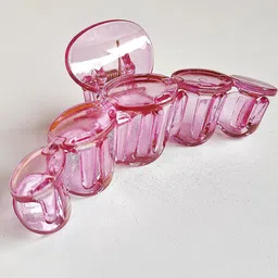 CHRONEX Set of 6 Assorted Transparent Claw Clips image 3