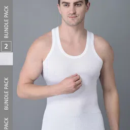 Dollar Bigboss Pack Of 2 Scoop Neck Combed Cotton Basic Vest-image-15