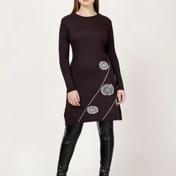 FUTURO Ethnic Motif Printed Longline Pullover-picture-14