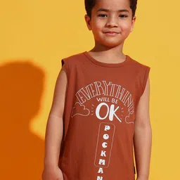 PockMAN Boys Printed Pure Cotton Vest-picture-40