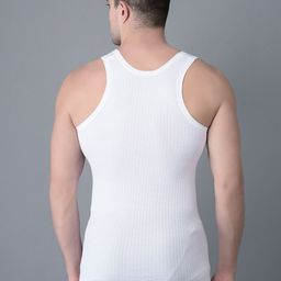 Dollar Bigboss Men Solid Pack of 7 Cotton Vest MBVE-07-HTCH-WHT-PO7 image 5