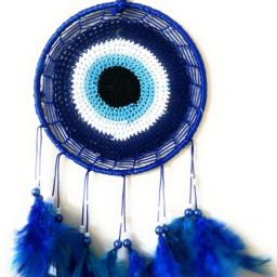 Evil Eye Dream Catcher Wall Hanging Wool Dream Catcher-image-56