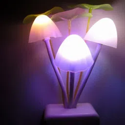 WRADER Colors Changing Sensor LED Mushroom Light Flower Light Night Lamp for Room Bedroom Hall Smart Sensor Light-14