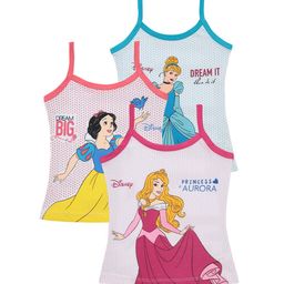 Bodycare Kids Girls Pack Of 3 Pure Cotton Innerwear Vests-picture-20