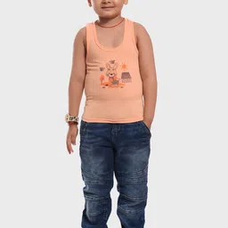 BAESD Boys Assorted Pack Of 3 Printed Cotton Innerwear Vests-31