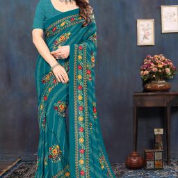 Printed Daily Wear Georgette Saree-image-44